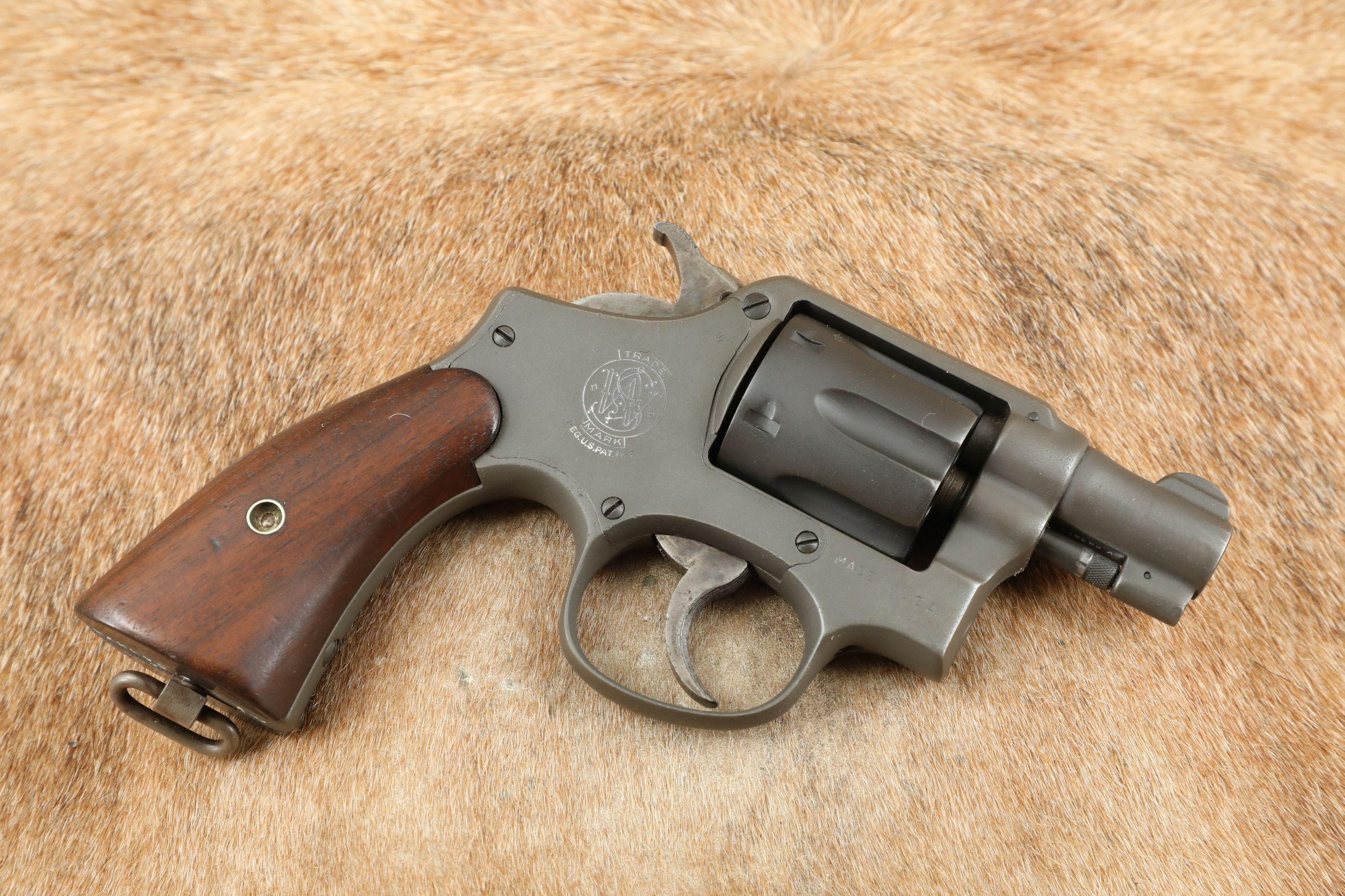 WWII U.S. Military Smith & Wesson Victory Model 2” Parkerized .38 Special Revolver, 1942-1945 C&R