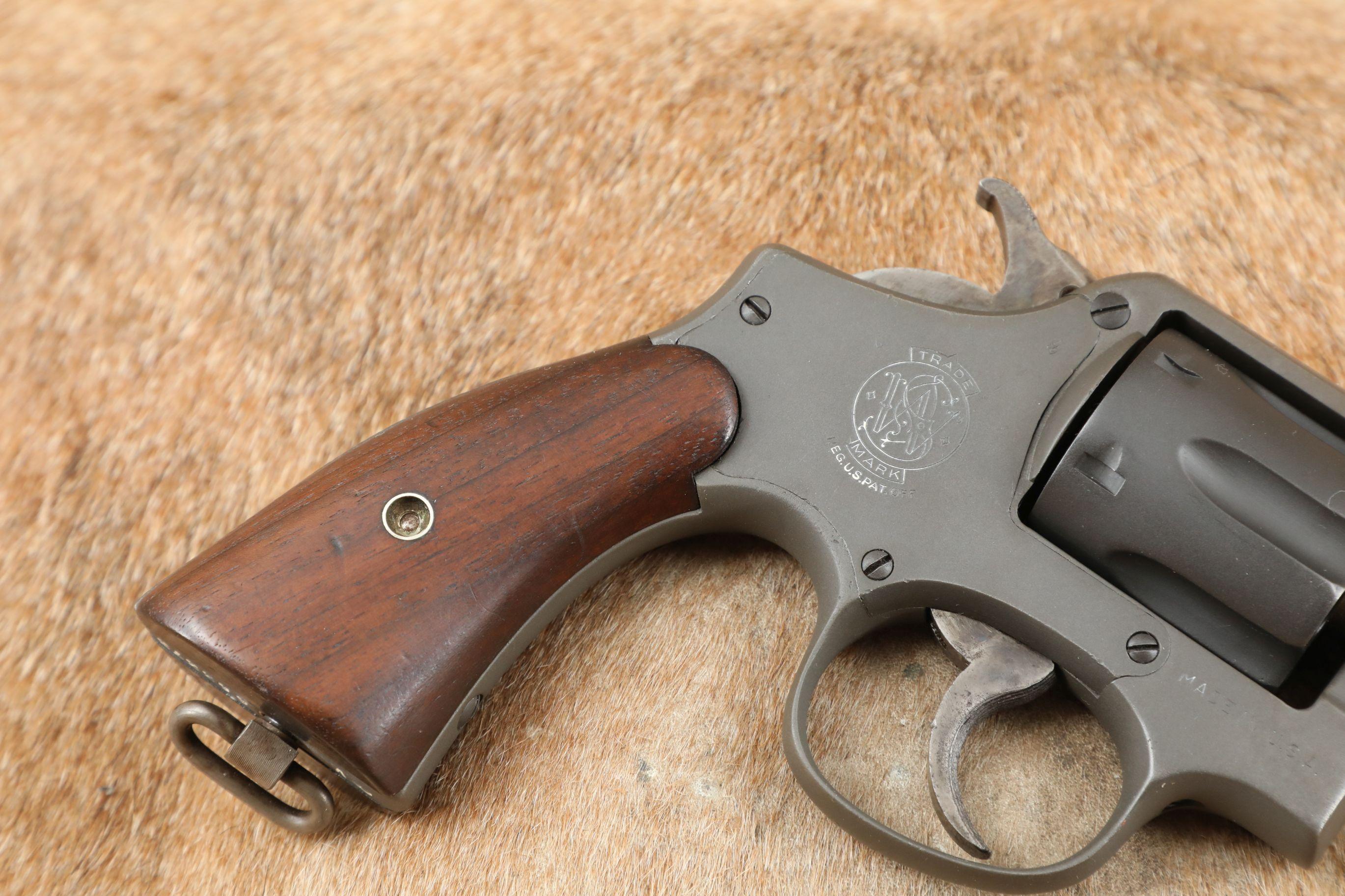WWII U.S. Military Smith & Wesson Victory Model 2” Parkerized .38 Special Revolver, 1942-1945 C&R