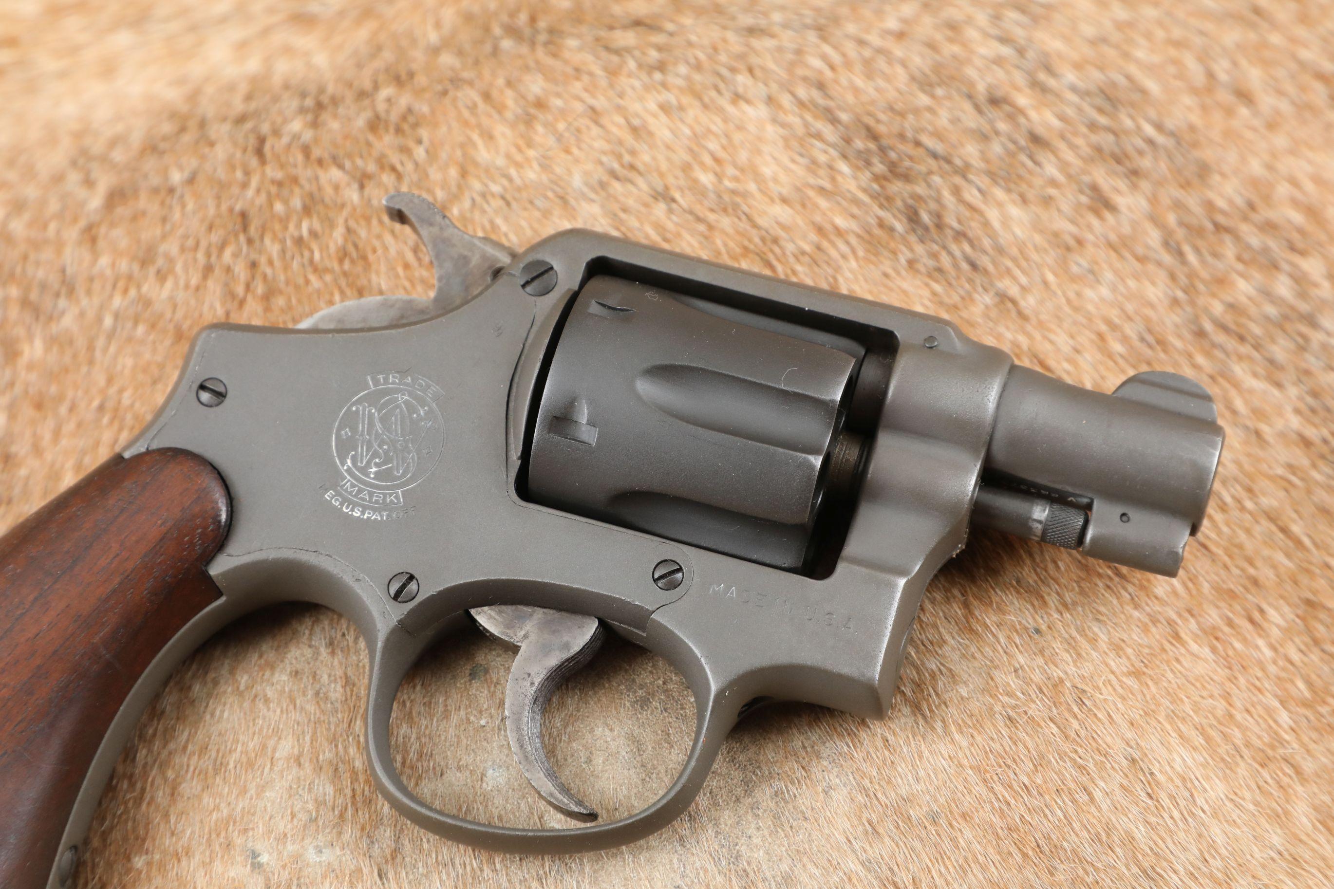 WWII U.S. Military Smith & Wesson Victory Model 2” Parkerized .38 Special Revolver, 1942-1945 C&R