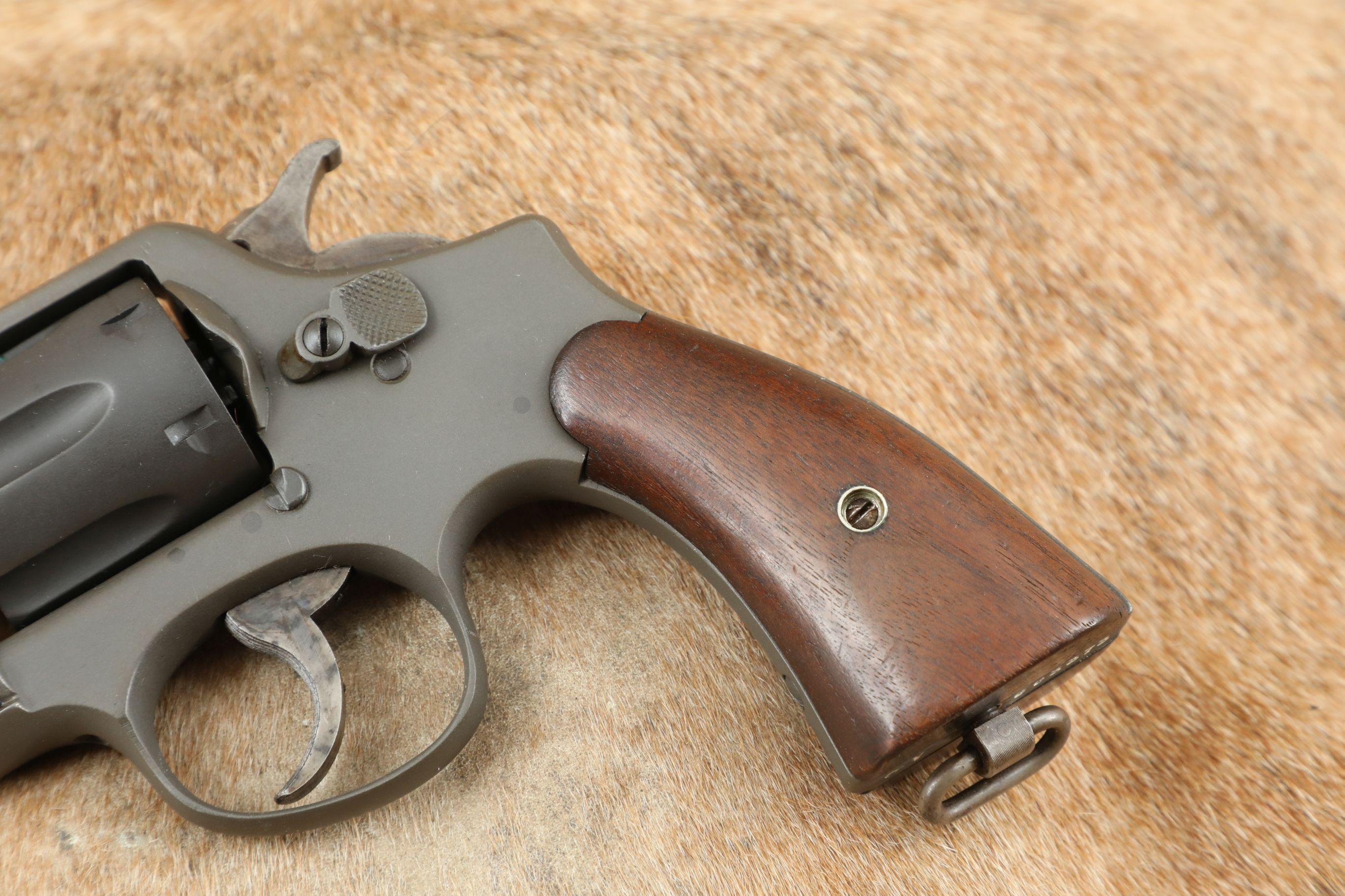 WWII U.S. Military Smith & Wesson Victory Model 2” Parkerized .38 Special Revolver, 1942-1945 C&R