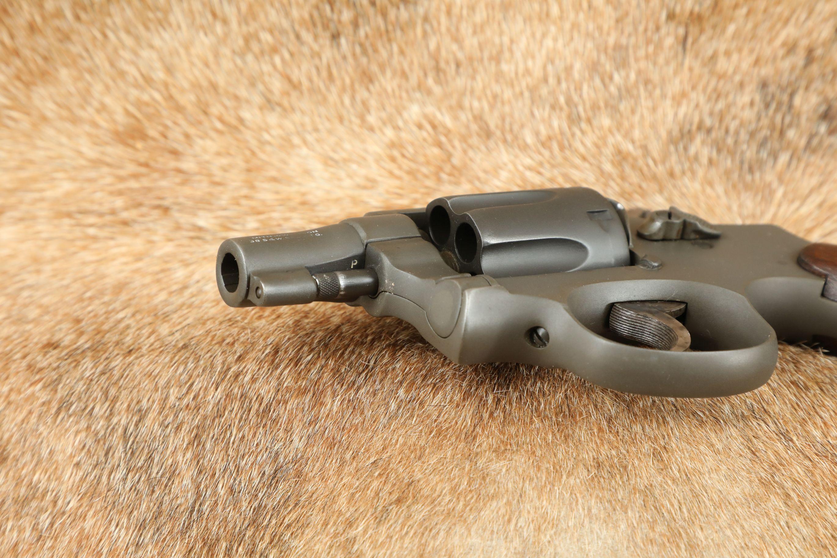WWII U.S. Military Smith & Wesson Victory Model 2” Parkerized .38 Special Revolver, 1942-1945 C&R