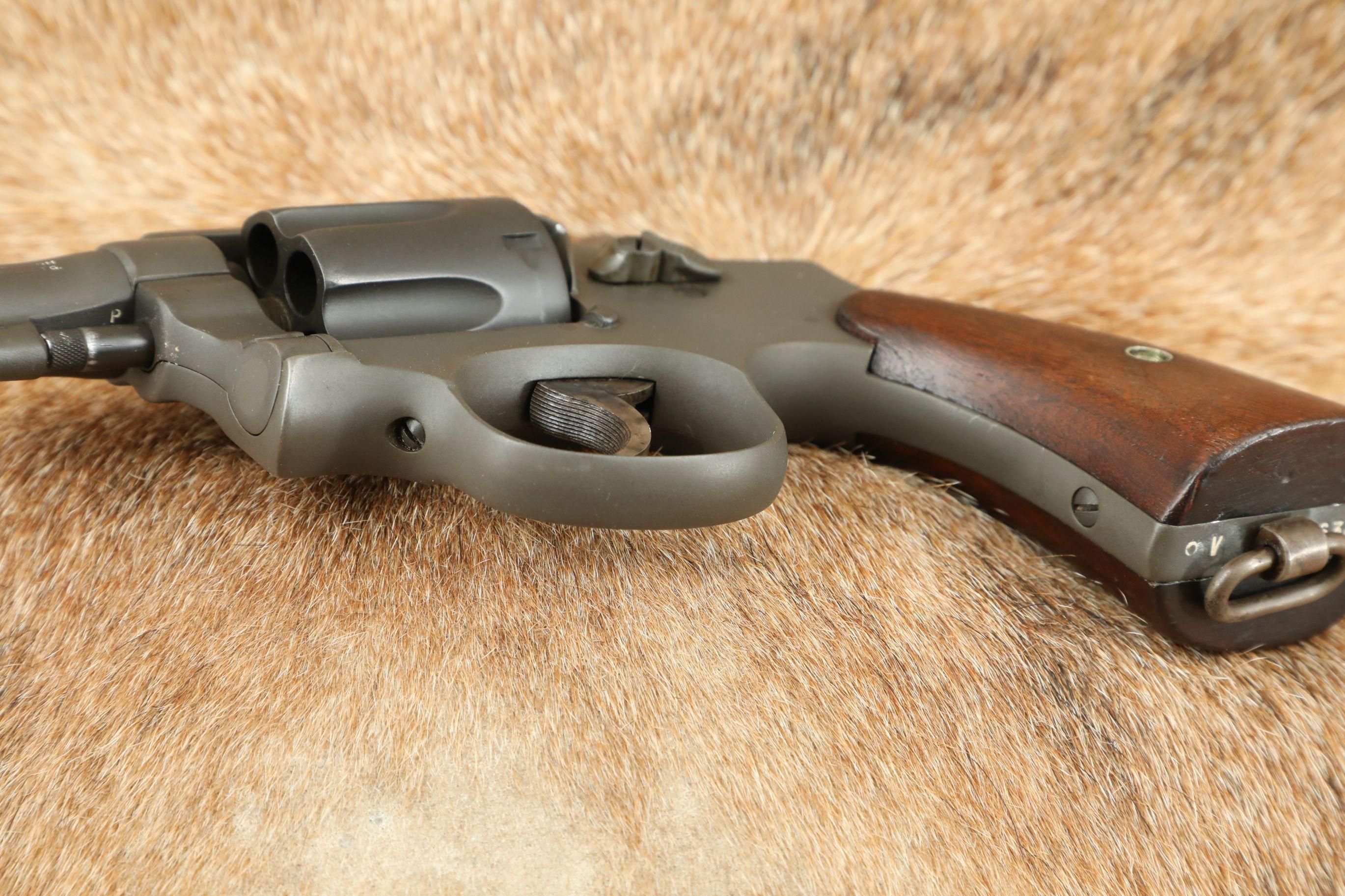 WWII U.S. Military Smith & Wesson Victory Model 2” Parkerized .38 Special Revolver, 1942-1945 C&R