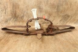 Modern Made Rusty 35" x 13" Cast Iron Bear Trap