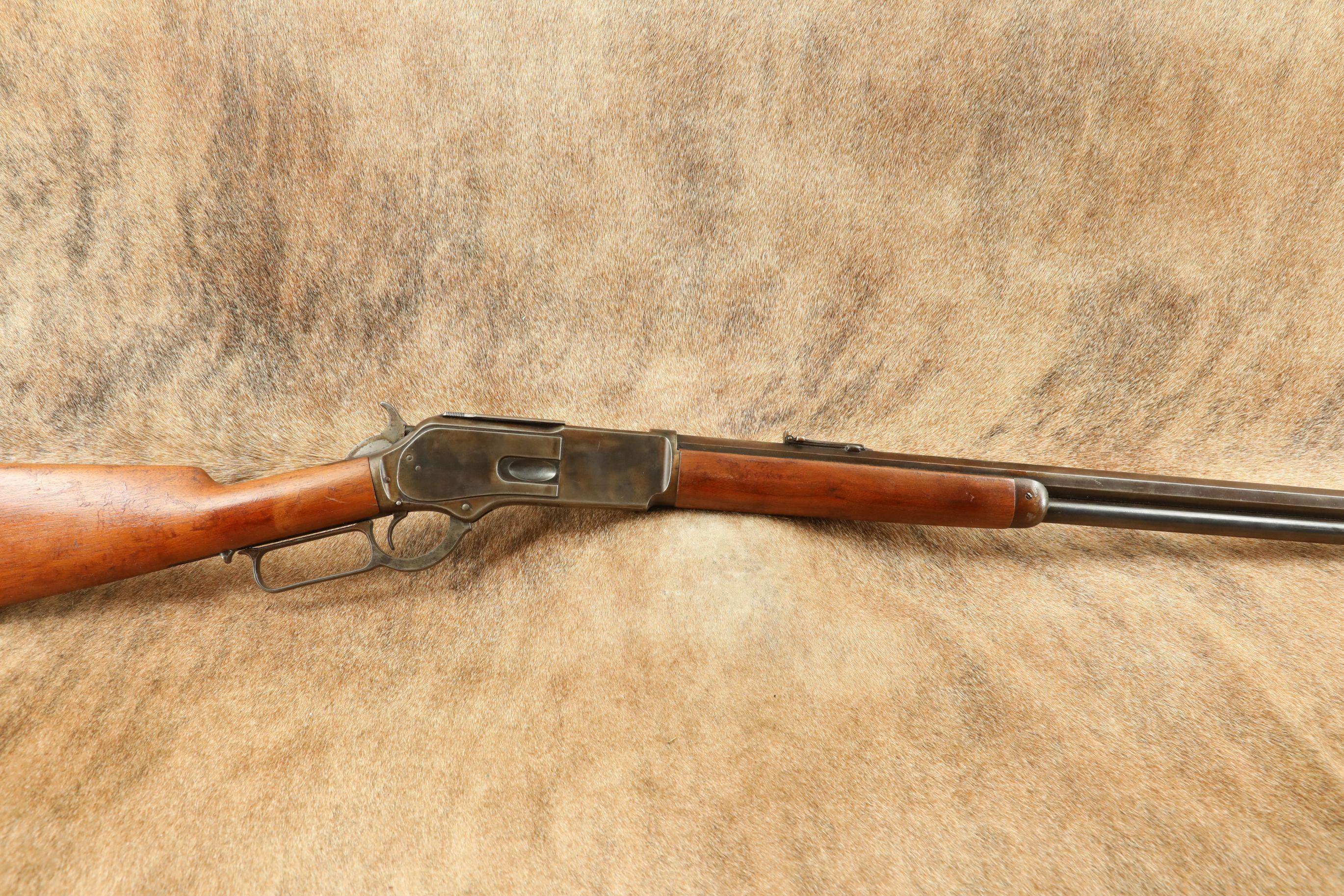 Winchester Model 1876 Centennial 28" Octagonal .40-60 WCF Lever Action Rifle, MFD 1886 Antique