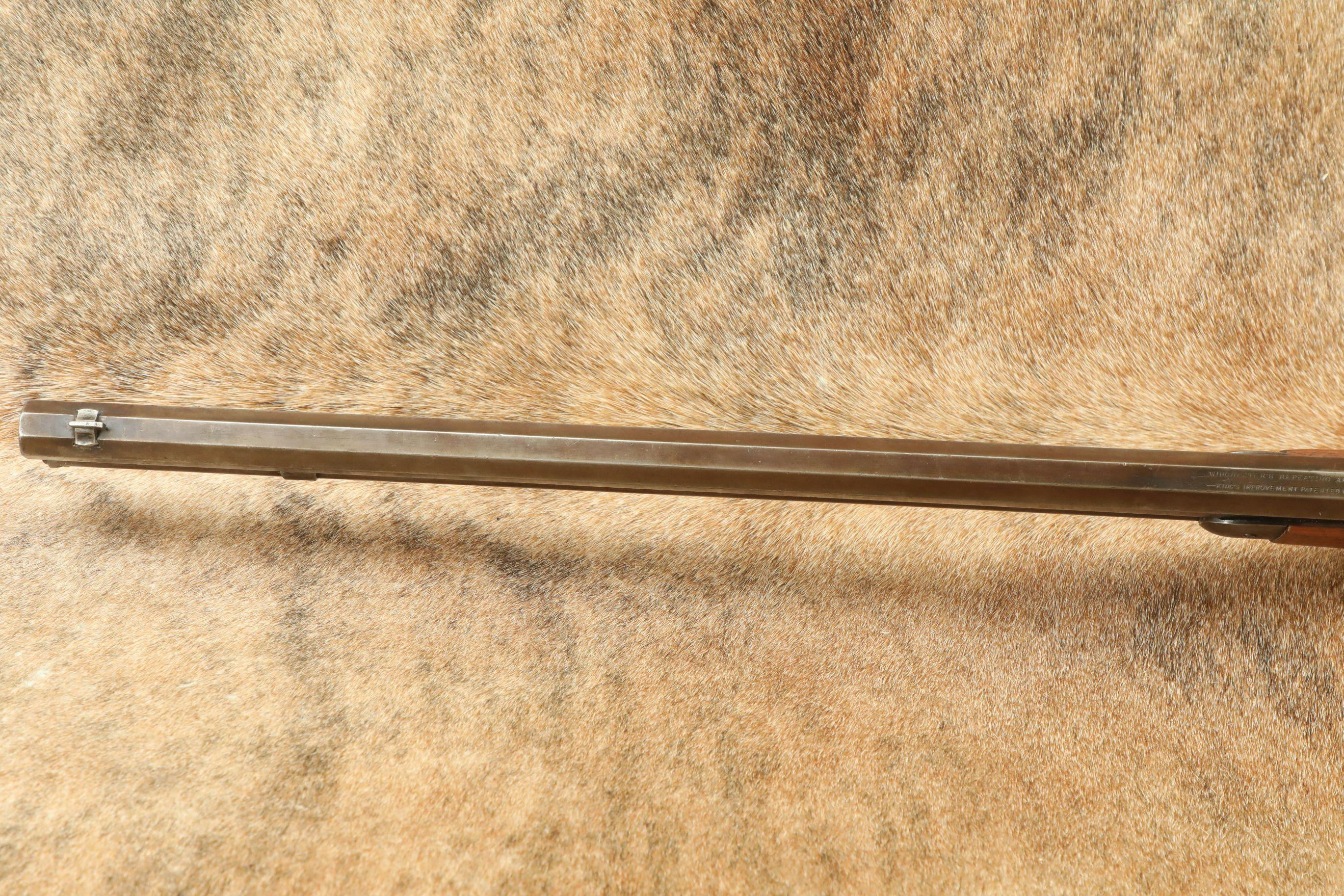 Winchester Model 1876 Centennial 28" Octagonal .40-60 WCF Lever Action Rifle, MFD 1886 Antique
