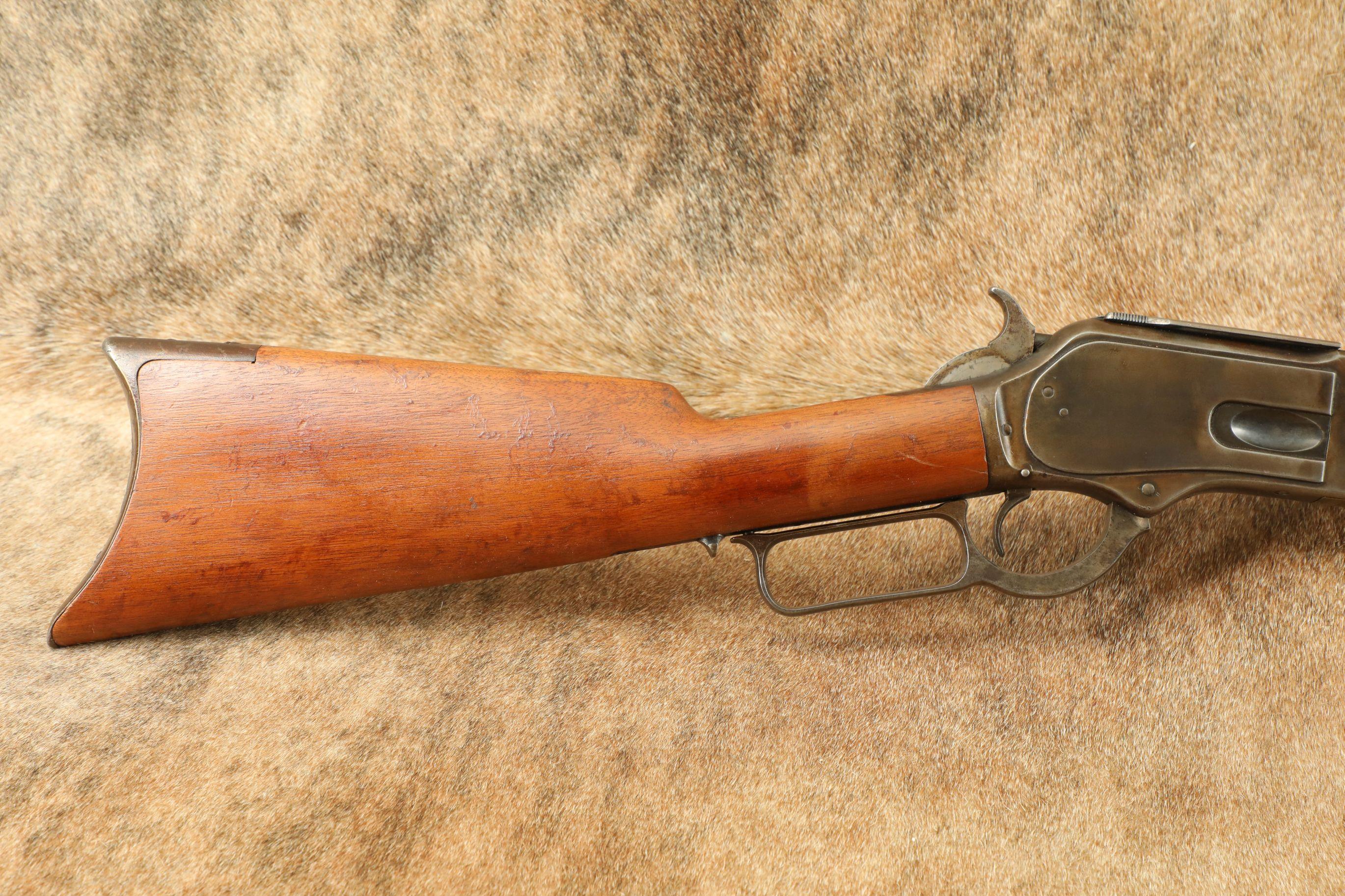 Winchester Model 1876 Centennial 28" Octagonal .40-60 WCF Lever Action Rifle, MFD 1886 Antique