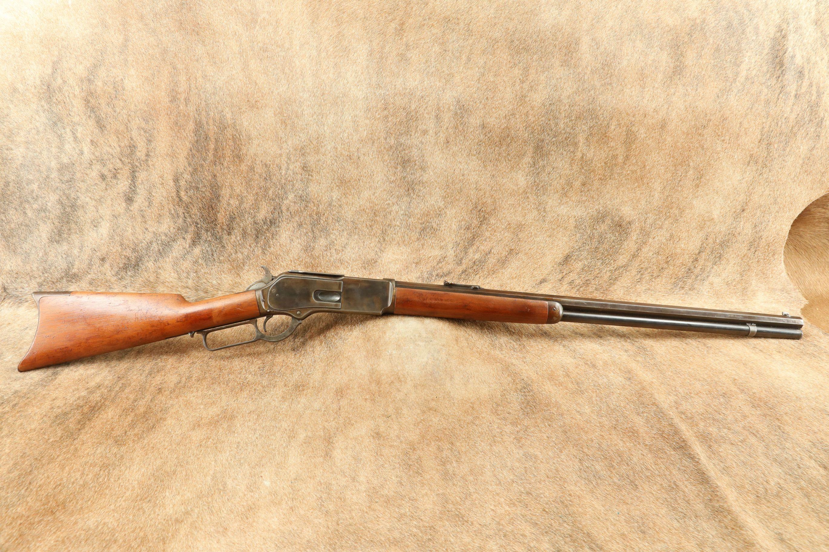Winchester Model 1876 Centennial 28" Octagonal .40-60 WCF Lever Action Rifle, MFD 1886 Antique