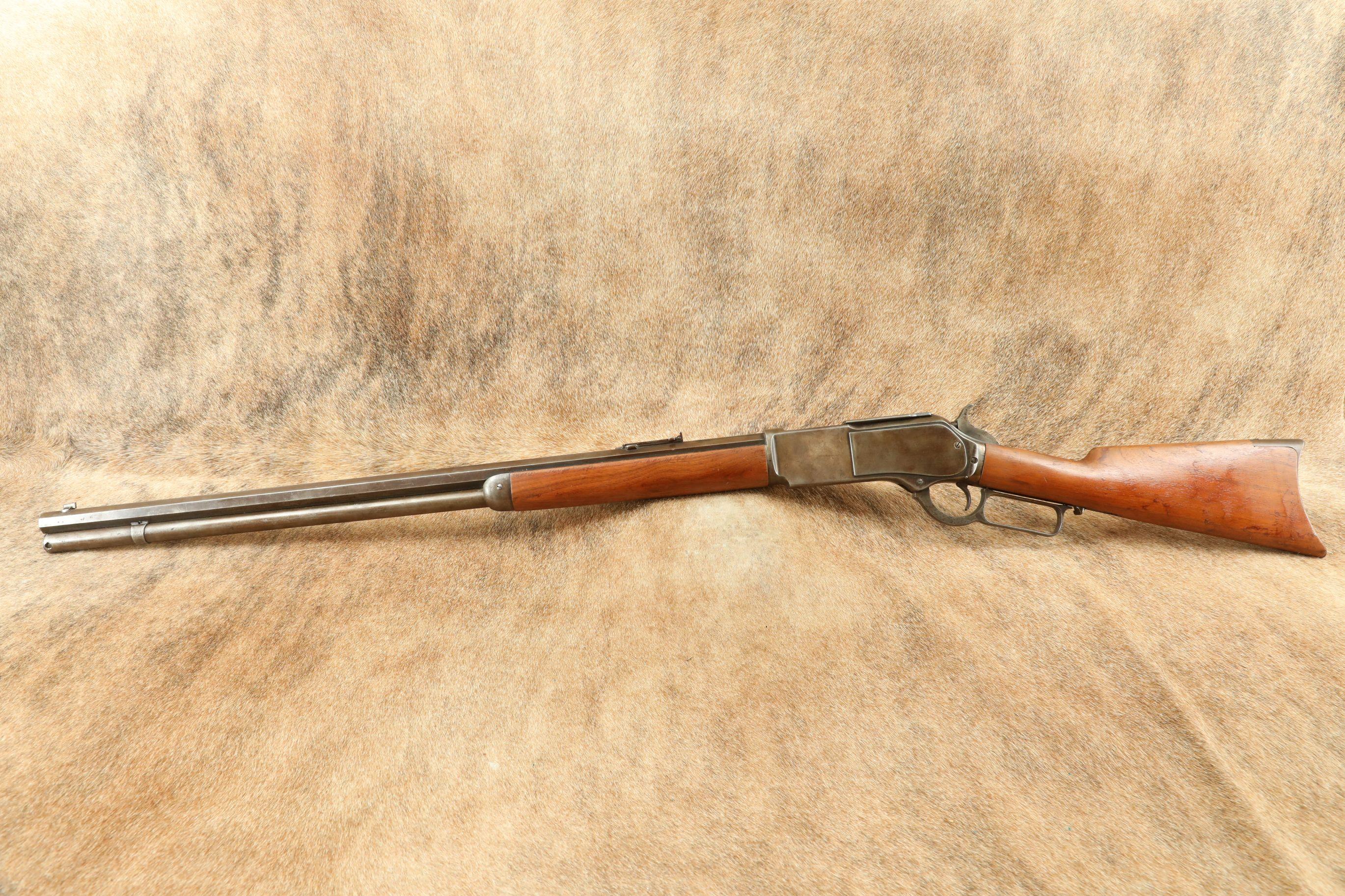 Winchester Model 1876 Centennial 28" Octagonal .40-60 WCF Lever Action Rifle, MFD 1886 Antique