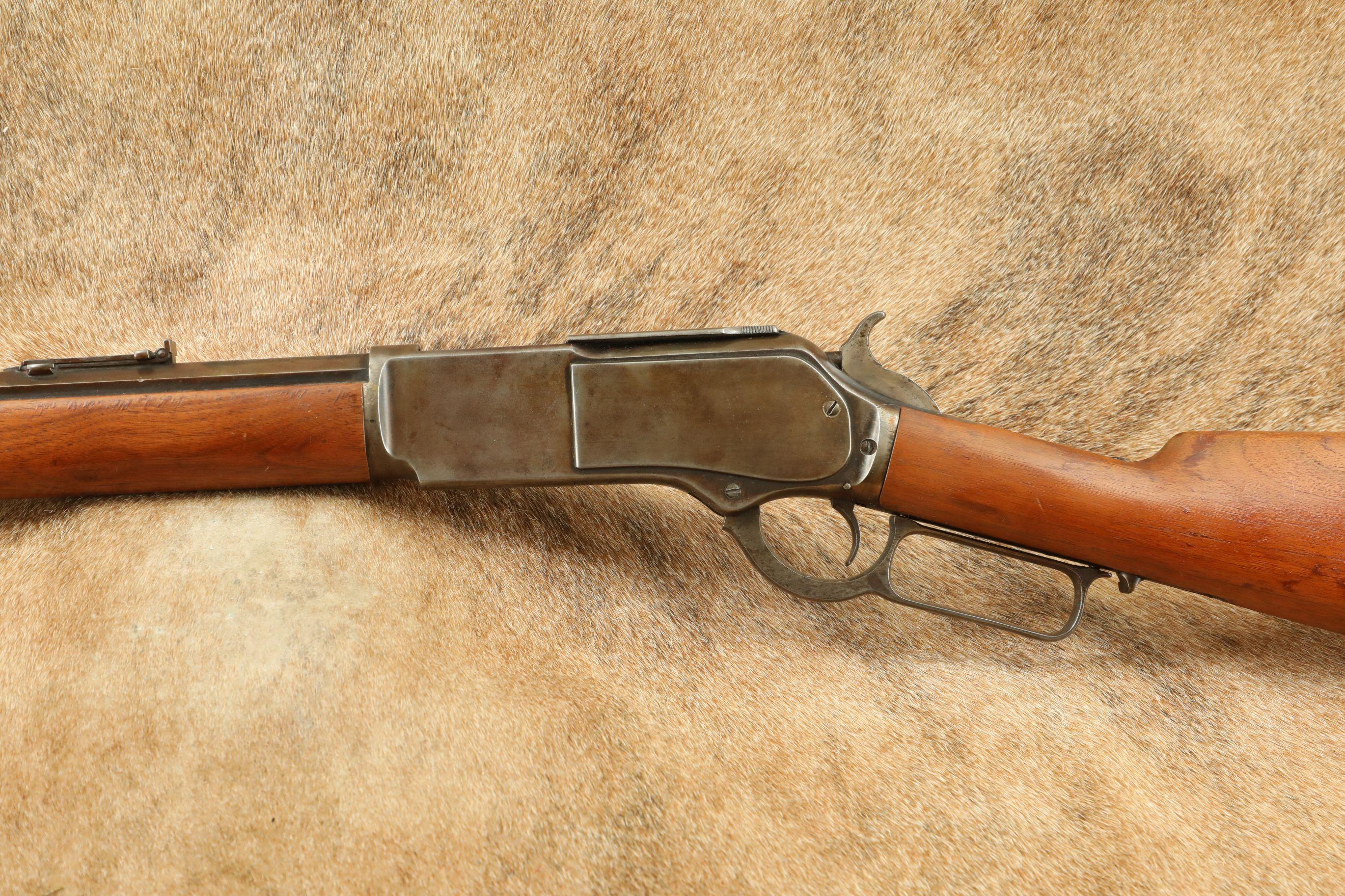 Winchester Model 1876 Centennial 28" Octagonal .40-60 WCF Lever Action Rifle, MFD 1886 Antique