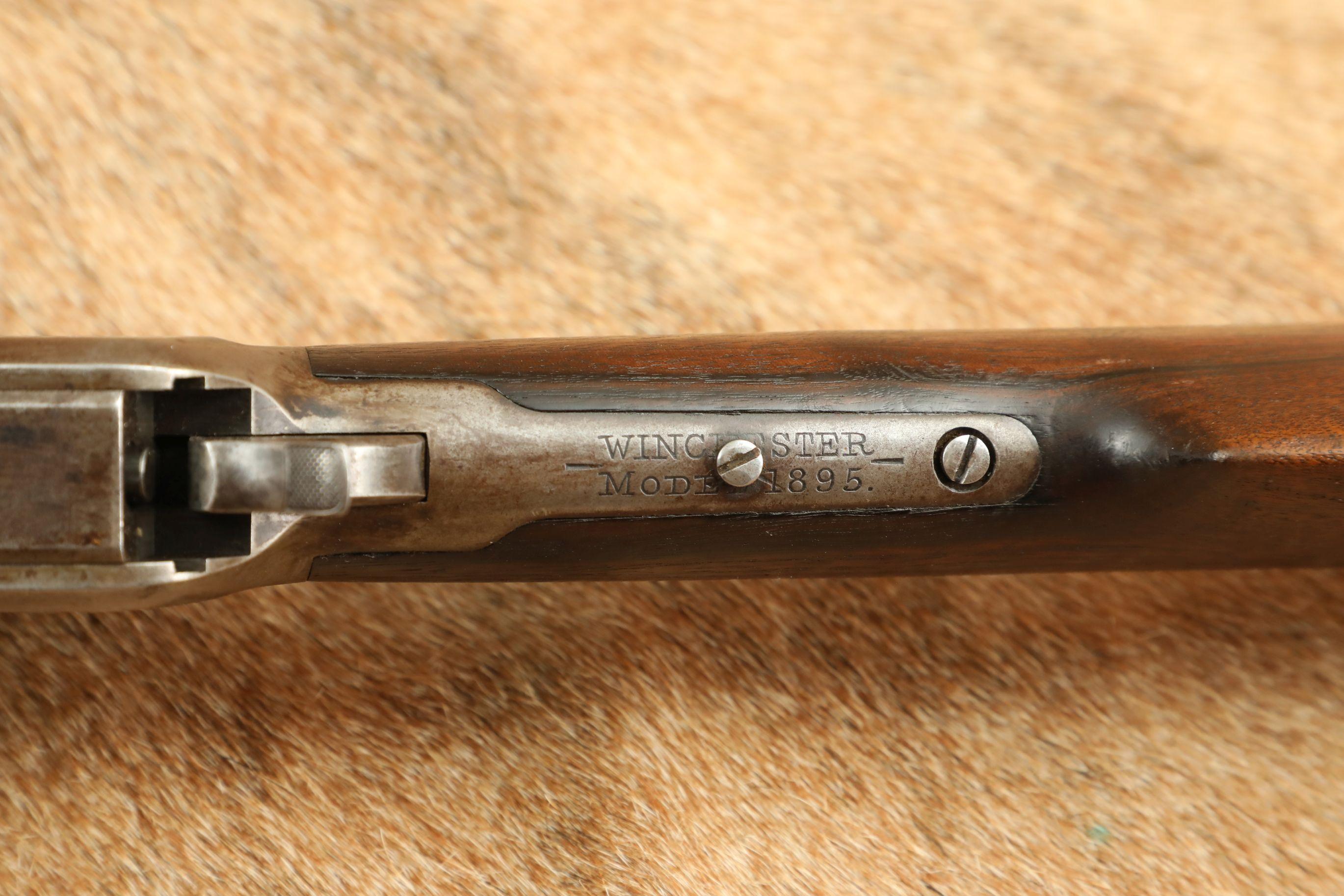 Pre-WWI Winchester Model 1895 24" .35 WCF Box Magazine Lever Action Rifle, MFD 1904 C&R
