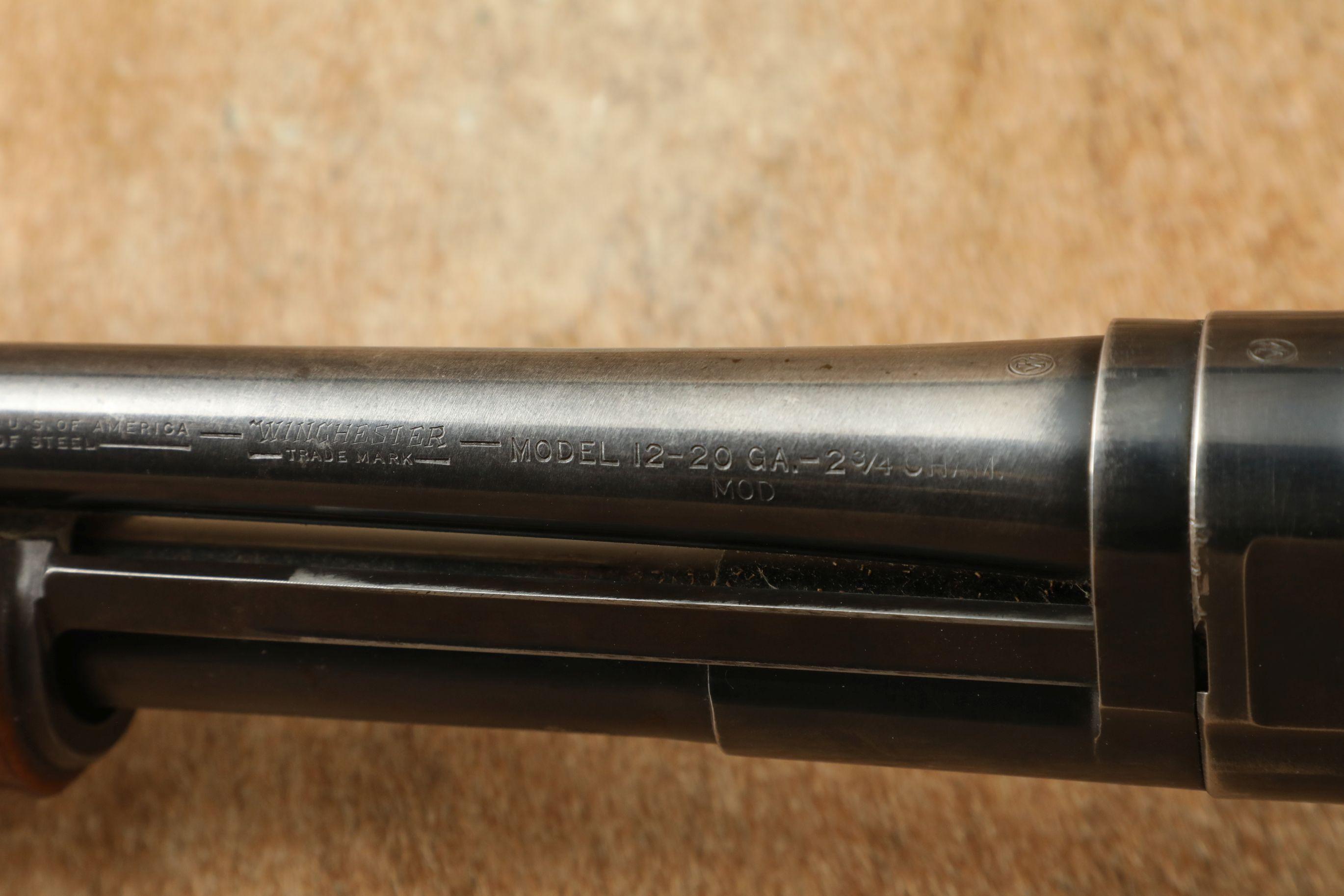 Winchester Model Twelve Takedown 20 Gauge 2 3/4" Chamber Modified Pump Action Shotgun MFD 1914 C&R