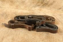 CANFIELD COLLECTION Lot of 5x US Army Indian Wars Trapdoor/Sharps Single Claw Leather Rifle Slings