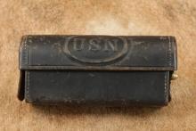CANFIELD COLLECTION US Navy Indian Wars .45-70 Trapdoor Springfield M-1879 Hitchcock Cartridge Box