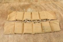 Lot Of 2 Frankford Arsenal Cal. 30 Model of 1898 Bandoleers For The 30-40 Krag Rifle