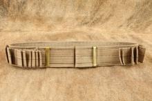CANFIELD COLLECTION US Army Spanish-American War .30-40 Krag Blue Ticked Khaki Cartridge Belt