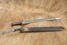 CANFIELD COLLECTION US Army Pre-WW1 Early No Serial Number RIA M-1905 Springfield Bayonet & Sheath