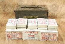 FULL Can of Lake City 1970 Match M118 7.62mm NATO, 460 Rounds, Sealed Boxes Lot 20-4