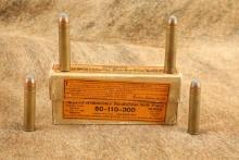 Complete Correct 1927 Vintage 2-Piece Box Of Winchester .50-110 300 Grain Smokeless Cartridges