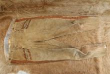Vintage 1950s James Whitmore Screenworn MGM Western Movie Buckskin Pants