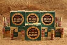 Lot Of 200 Rounds, 8 Vintage Boxes Of Peters DuPont Deluxe Target 12 Gauge Magnum Shotgun Shells