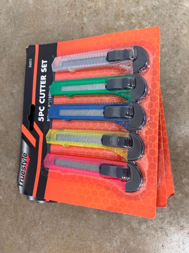 Truestyle 5PC Retractable Cutter Set - 5 packs
