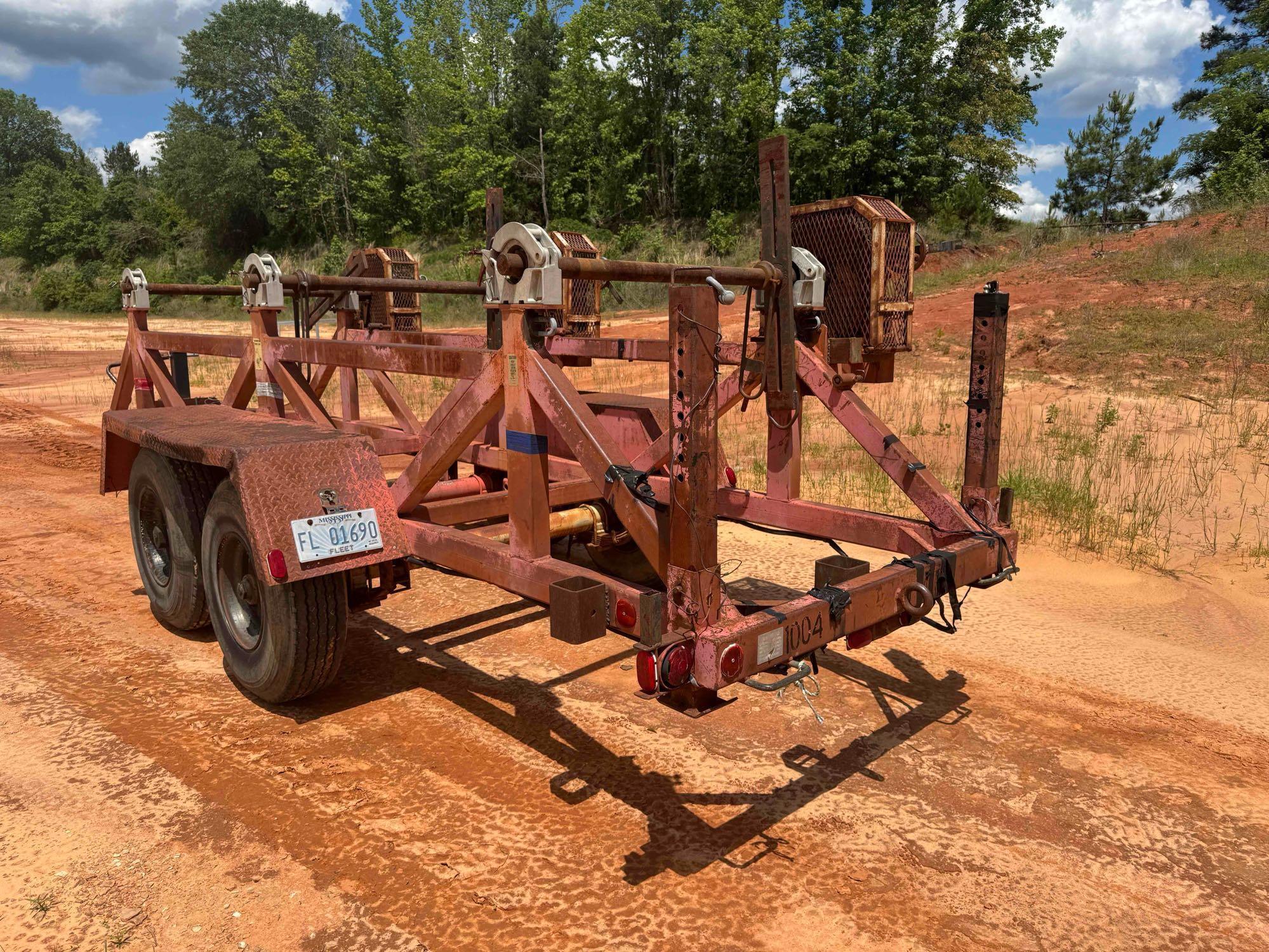 1990 Sherman CRT-372-1 Reel Trailer