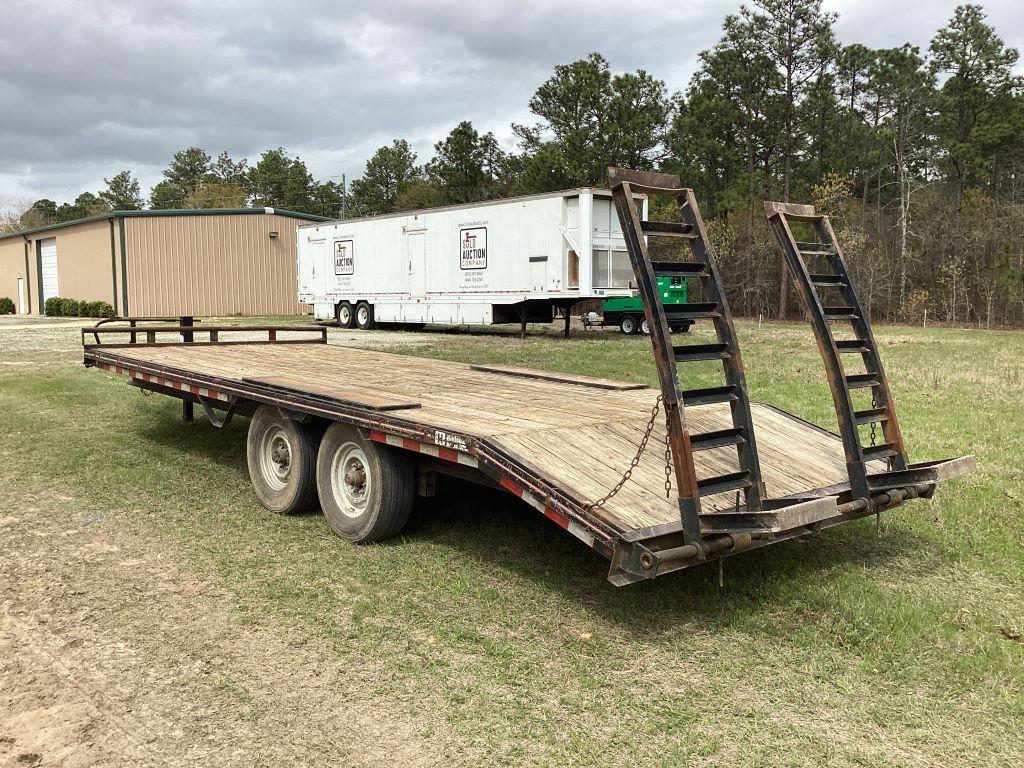 2016 HUDSON BROS 7 TON EQUIPMENT TRAILER