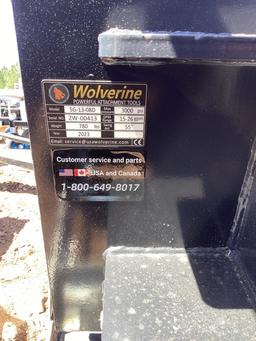 NEW WOLVERINE SKIDSTEER STUMP GRINDER