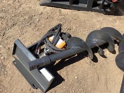 NEW WOLVERINE MINI SKIDSTEER AUGER W/BIT