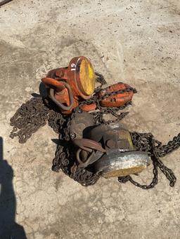 (2) 5 TON CHAIN HOIST