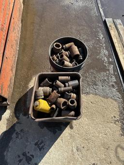 2 BUCKETS OF MISC SOCKETS