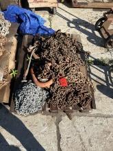 PALLET OF MISC CHAINS