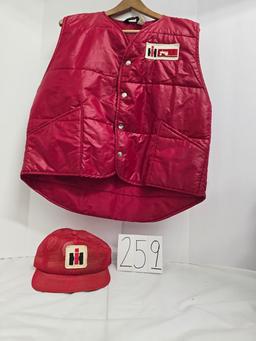 Protexall large quilted vest IH patch with IH mesh hat