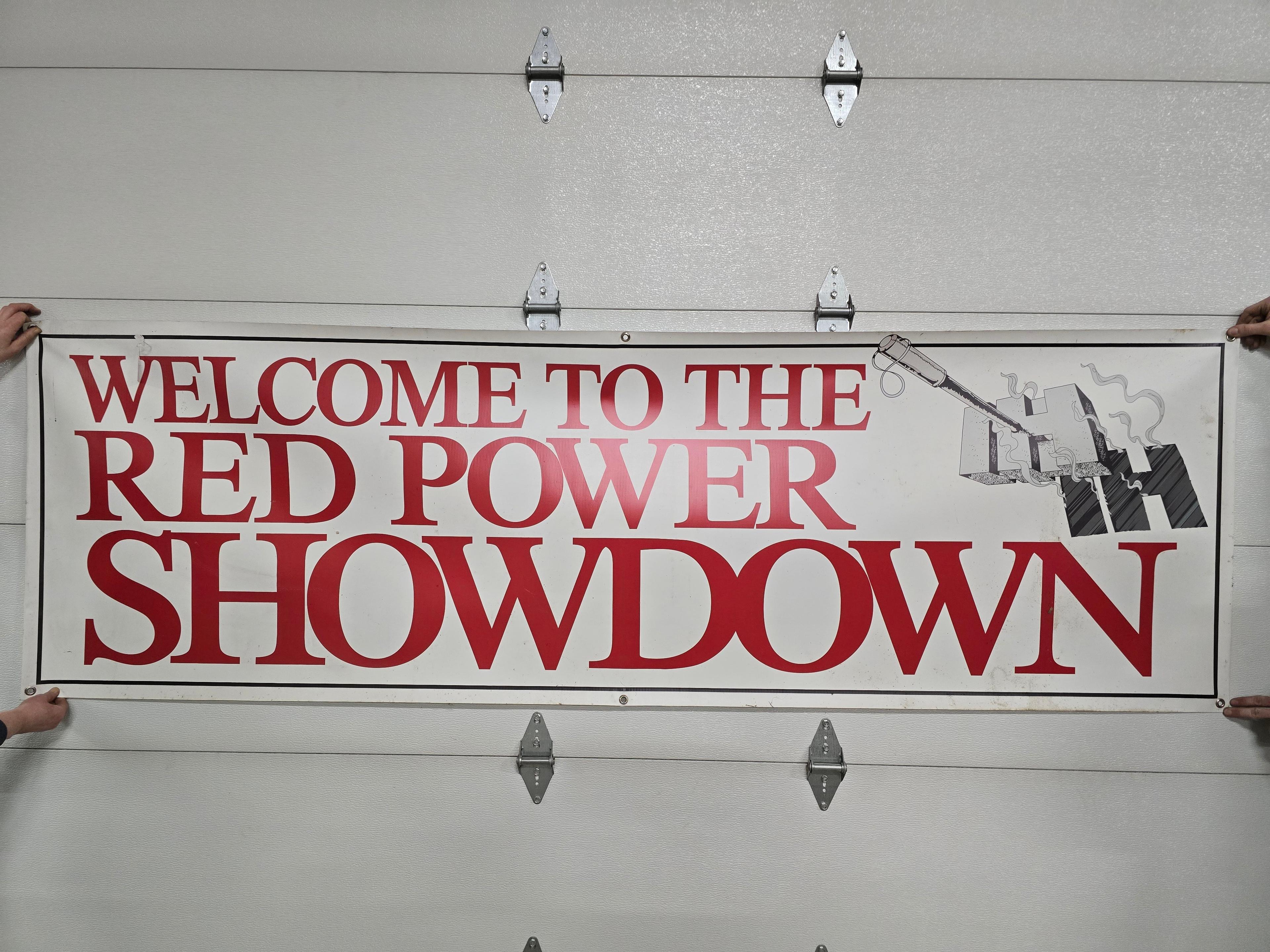 Welcome to the Red Power showdown banner