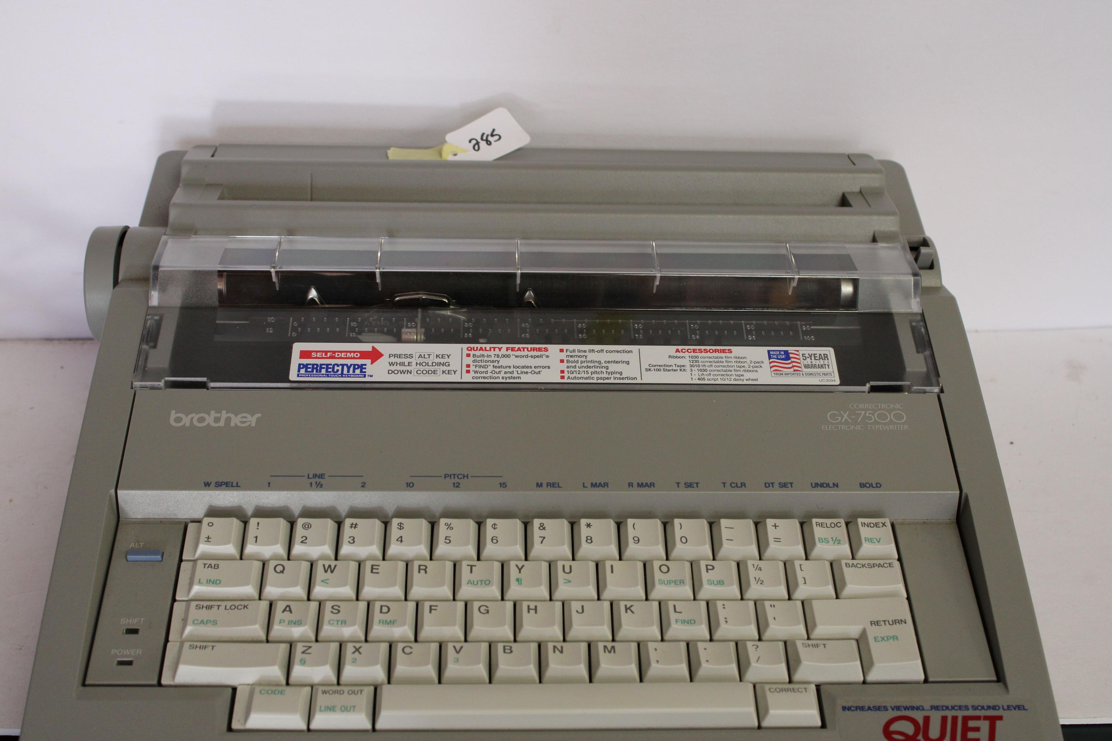Brother Typewriter Gx7500