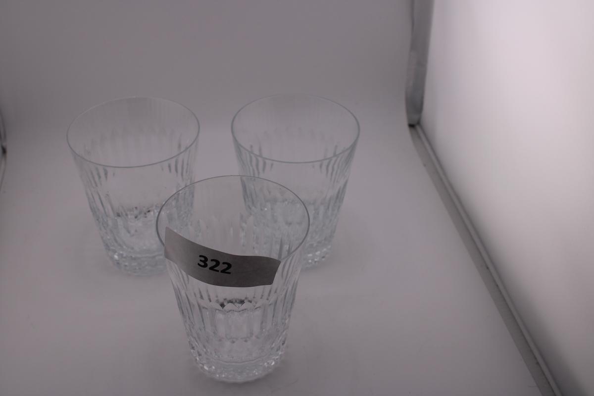 3 Lenox Drinking Glasses