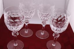 4 - Waterford Crystal Goblets