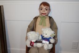 Ventriloquist Doll and Chair see notes