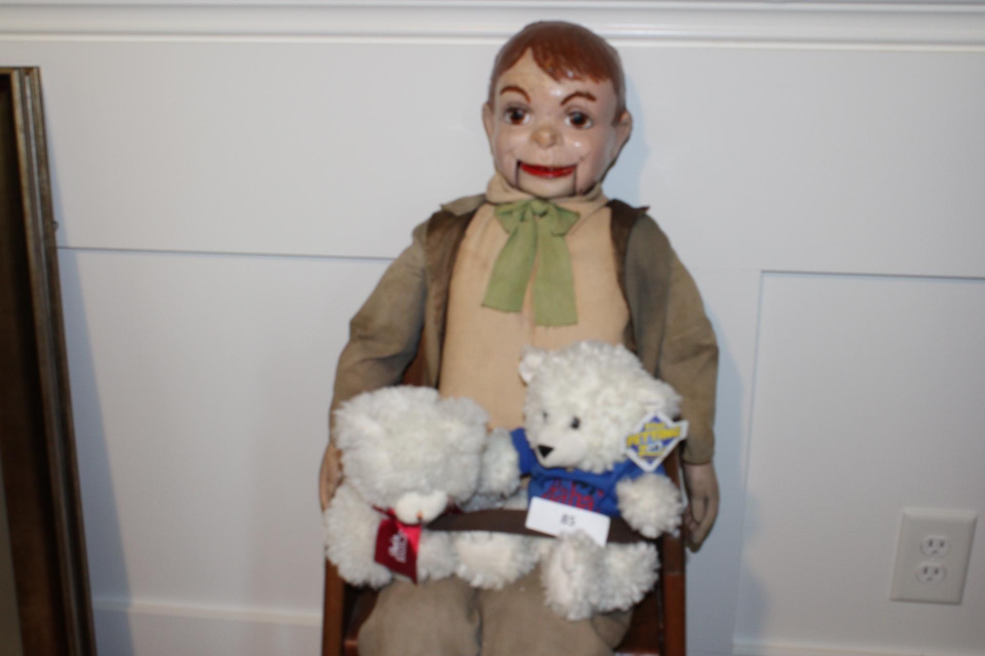 Ventriloquist Doll and Chair see notes
