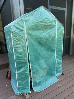 Green Thumb Lot, Includes Greenhouse and contents