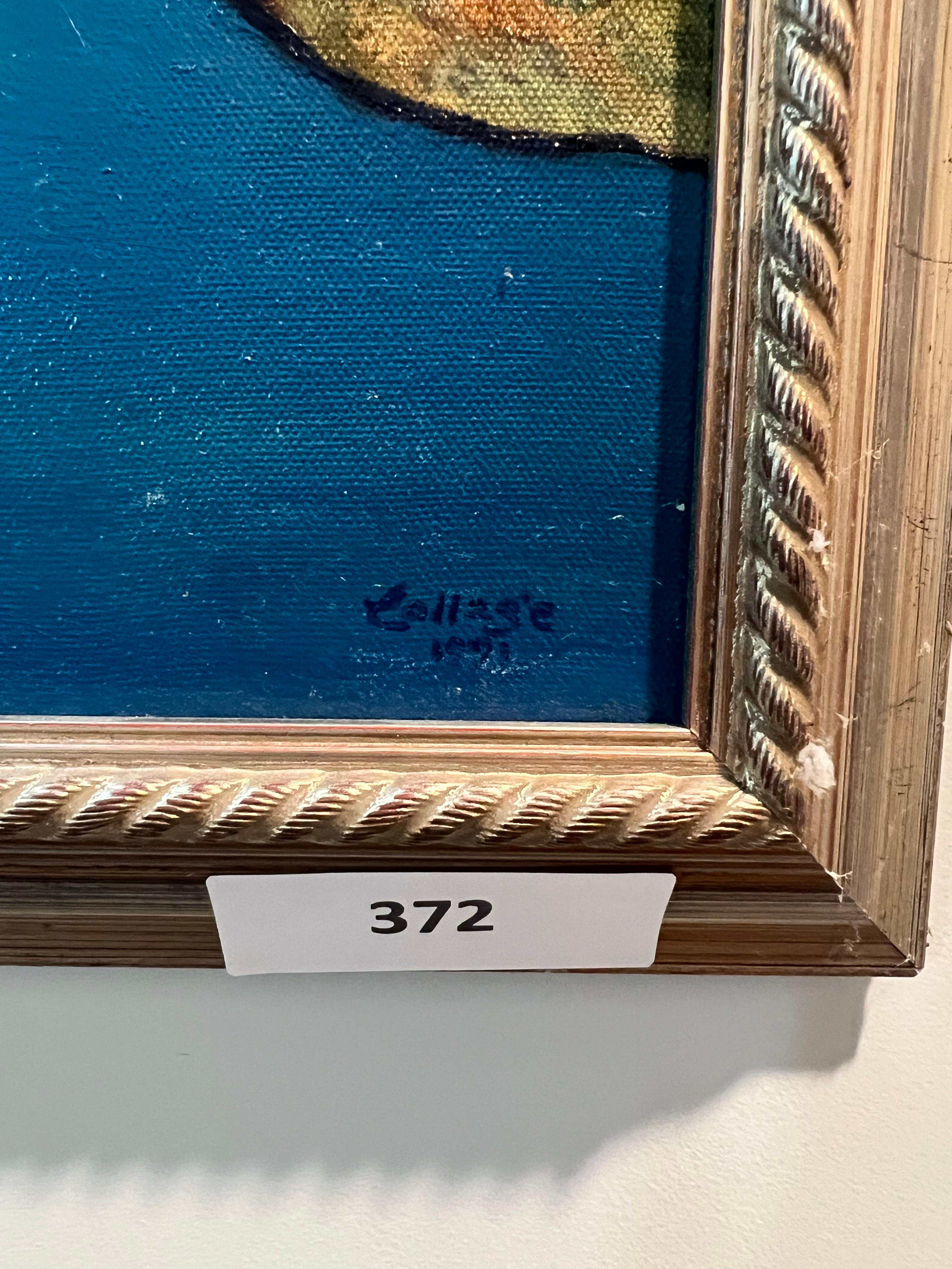 Water Lily, signed by College