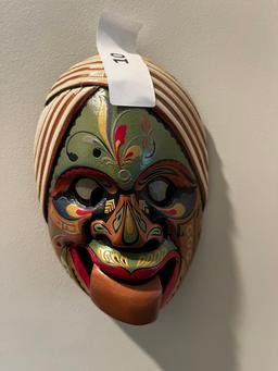 The Mopa Mopa Experience Hand Carved and Painted Mask