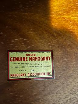 Genuine Mahogony Highboy, number 238