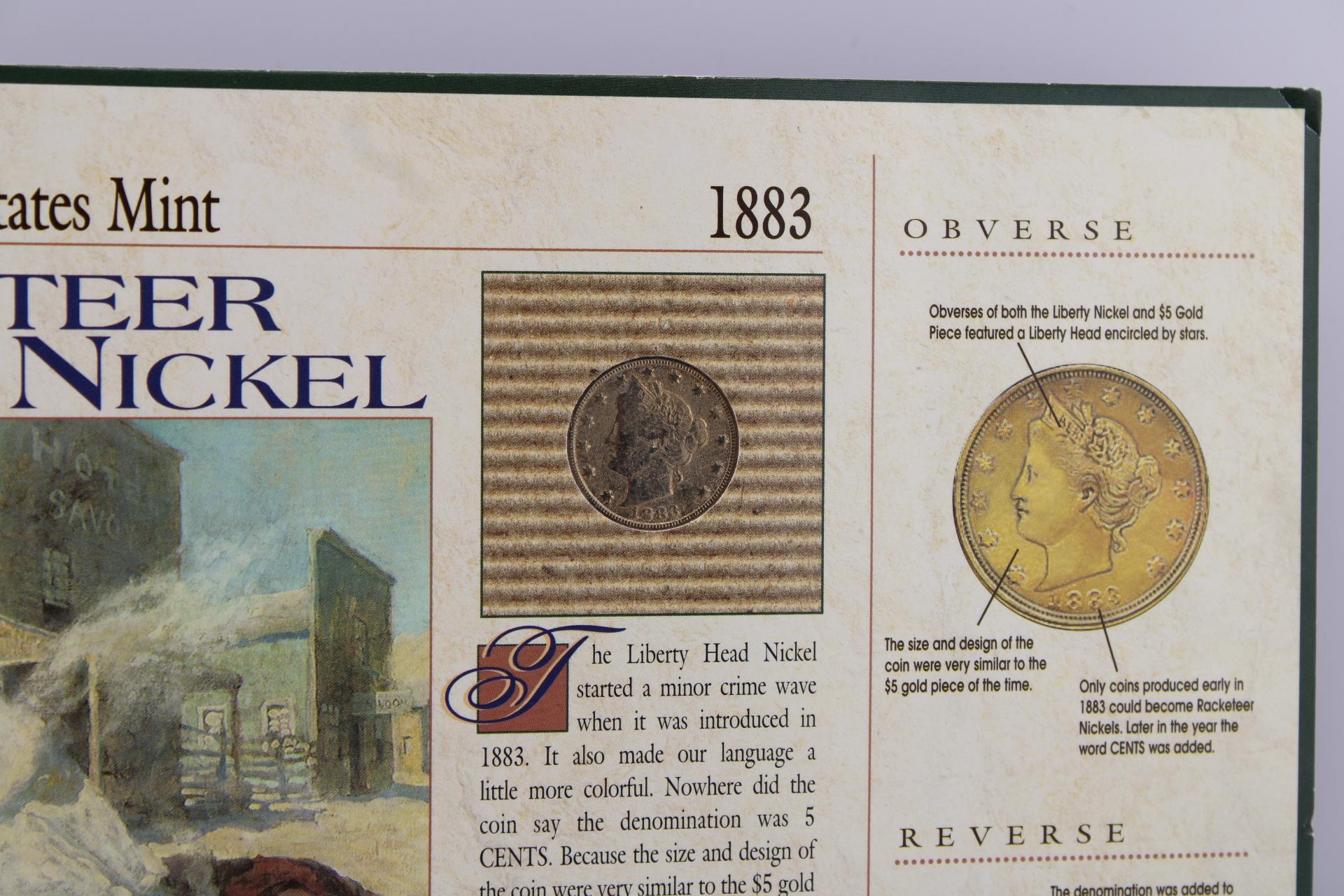US Mint Racketeer Nickel Clad