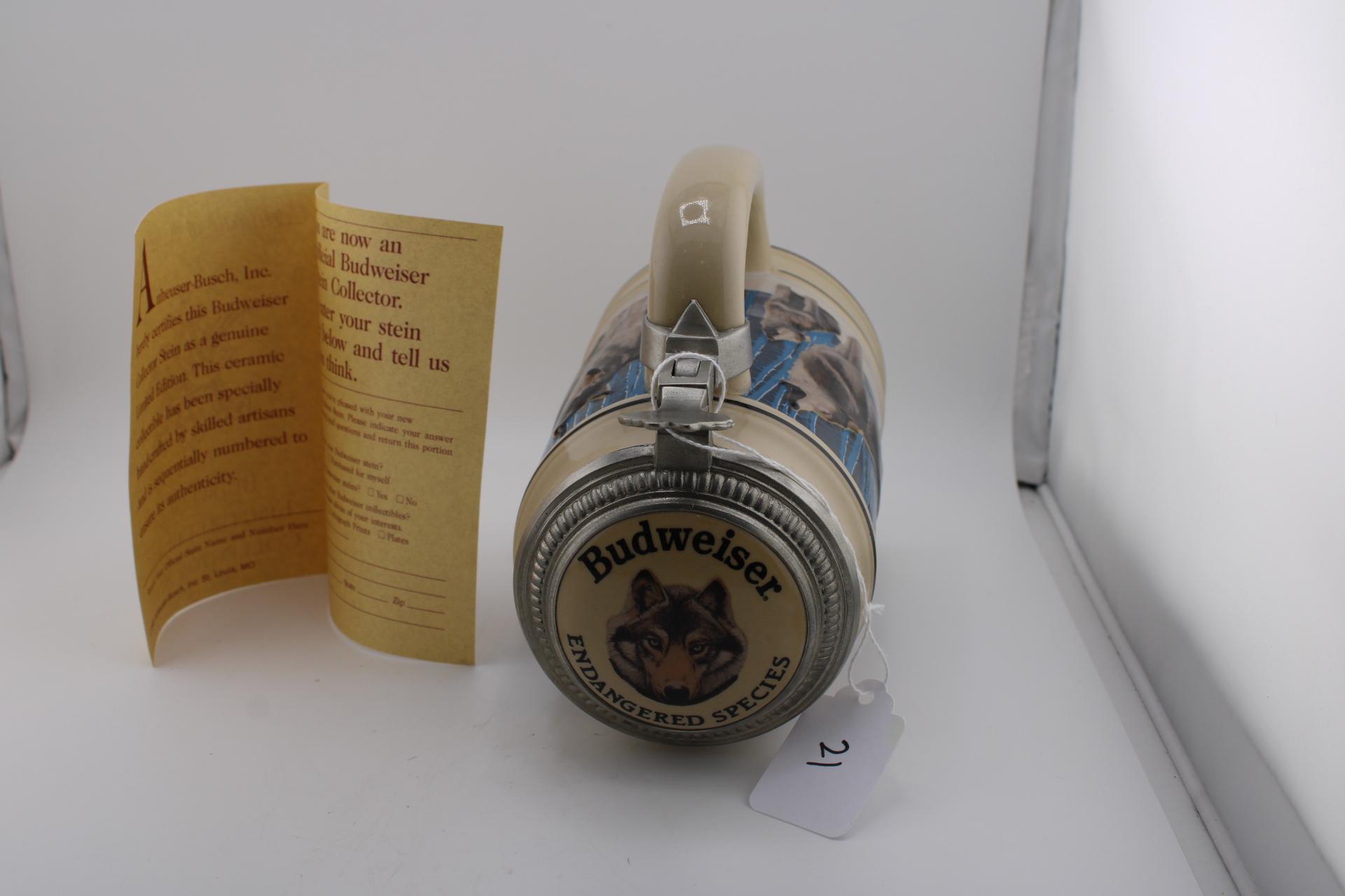 Budweiser Gray Wolf Stein