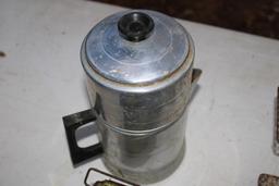 Tin Type Writer, rack and stainless boiler