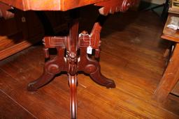 Framke & Sievers Victorian Era Carved Mahogany Table