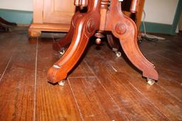 Framke & Sievers Victorian Era Carved Mahogany Table