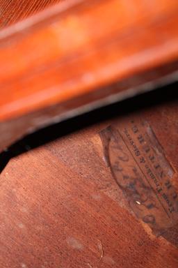 Framke & Sievers Victorian Era Carved Mahogany Table