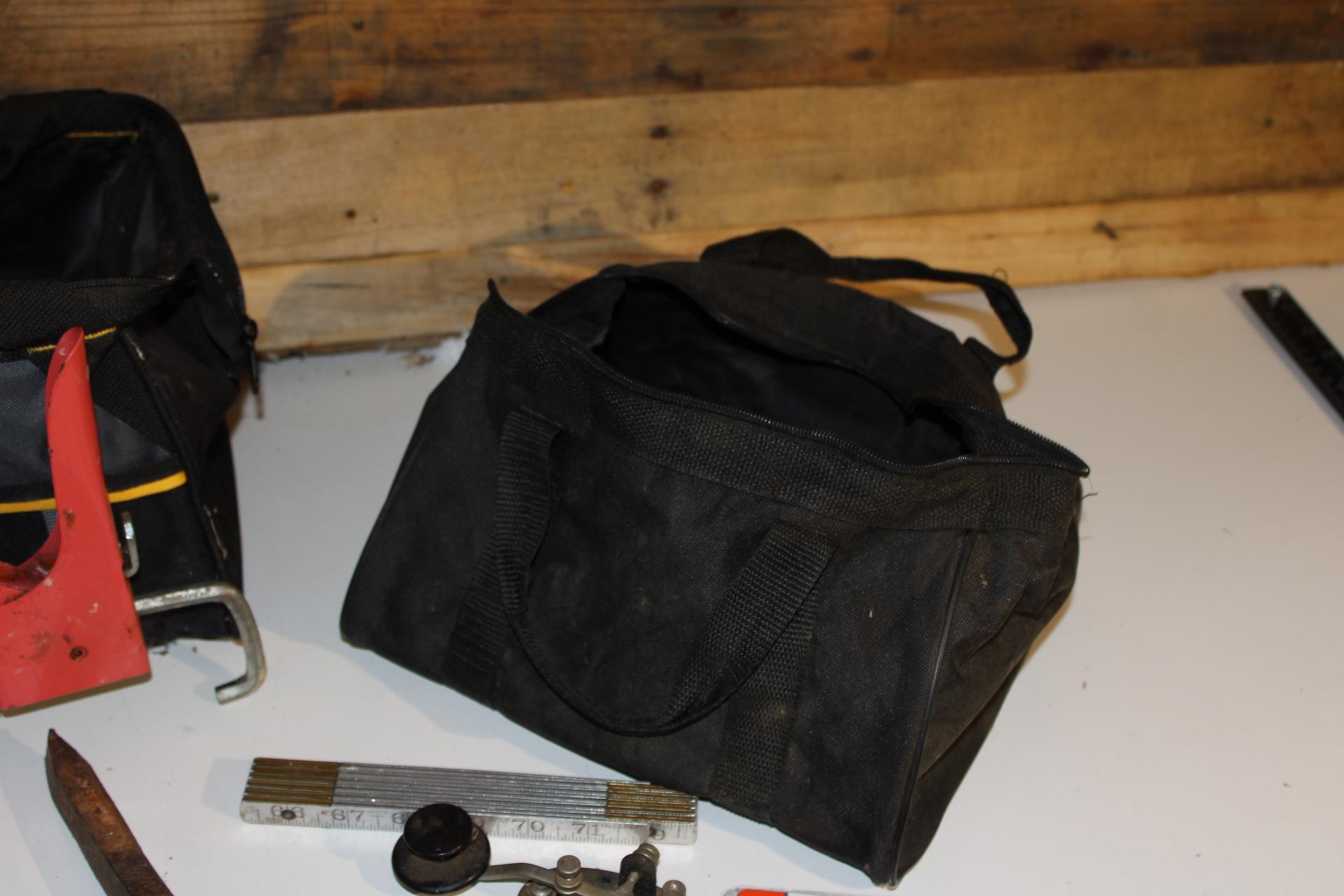 Assorted Tools and bags